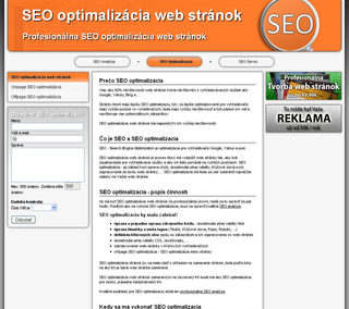 SEO Otimalizácia web stránok